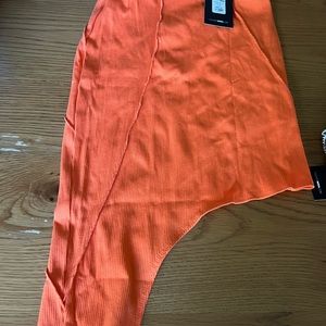 Maxi Slit Skirt - Orange - Fashion Nova